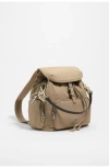 Bimba Y Lola Nylon Multi-pocket Backpack In Brown