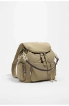 Bimba Y Lola Nylon Multi-pocket Backpack In Purple