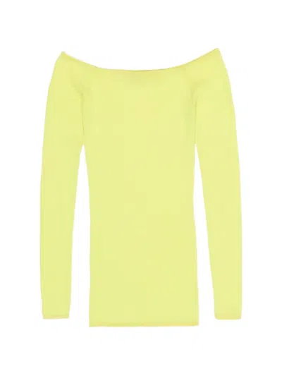 Bimba Y Lola Off-shoulder Top In Green