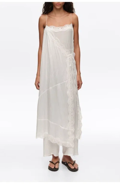 Bimba Y Lola Off-white Lace Skirt-trouser Hybrid