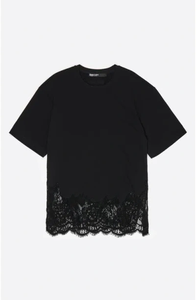 BIMBA Y LOLA BIMBA Y LOLA OVERSIZE LACE T-SHIRT