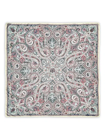 Bimba Y Lola Paisley Scarf In White