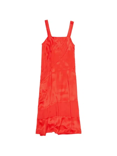 Bimba Y Lola Panelled Maxi Dress In Red