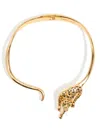 Bimba Y Lola Panther Choker Necklace