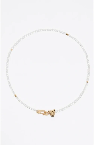 Bimba Y Lola Panther Necklace In Gold