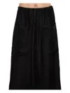 Bimba Y Lola Patch-pocket Drawstring Skirt In Black