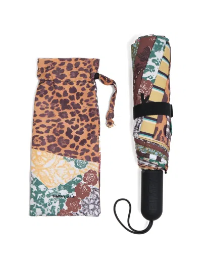 Bimba Y Lola Patchwork-print Umbrella In Multi