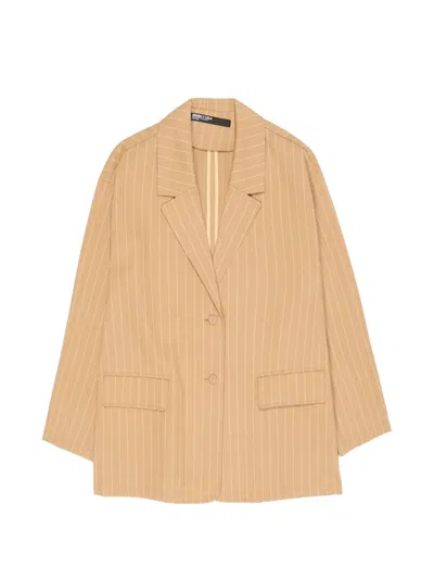 Bimba Y Lola Pinstripe Blazer In Multi