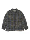 Bimba Y Lola Plaid-print Shirt In Green
