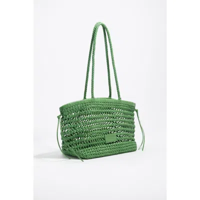 Bimba Y Lola Plaited Leather Shopper Bag In Purple