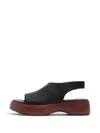 Bimba Y Lola Closed-toe Platform Sandals In Brown