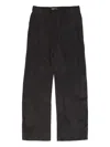 Bimba Y Lola Pleated Drawstring Trousers In Gray