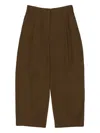 Bimba Y Lola Pleated Trousers In Green