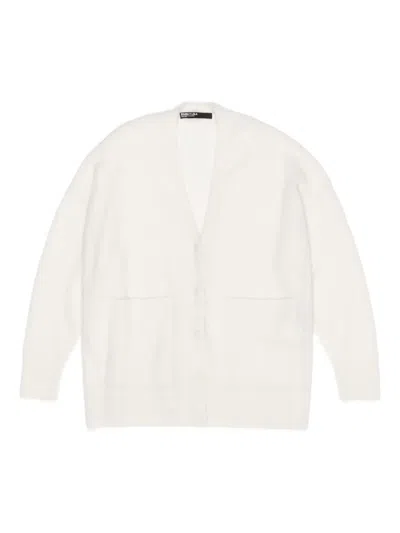Bimba Y Lola Pocket Cardigan In White