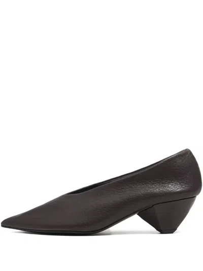 Bimba Y Lola Pointed-toe Cone-heel Pumps In Brown