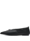 Bimba Y Lola Pointed-toe Flat Pumps In Black