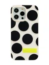 Bimba Y Lola Polka-dot Iphone 15 Pro Case In Neutrals