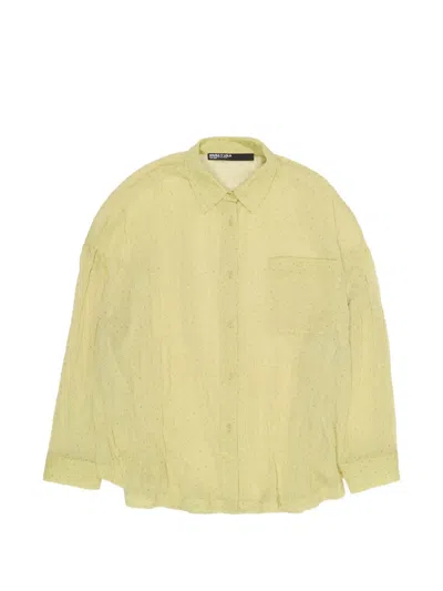 Bimba Y Lola Polka-dot Shirt In Yellow