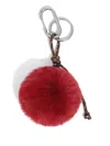 Bimba Y Lola Pom-pom Keyring In Red