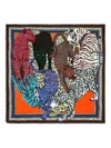 Bimba Y Lola Printed Scarf In Multi
