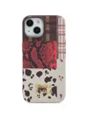 Bimba Y Lola Python Patchwork Iphone 15 Rigid Case In Multi