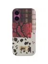 Bimba Y Lola Python Patchwork Iphone 16 Rigid Case In Multi