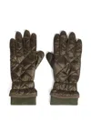 Bimba Y Lola Quilted Gloves In Green
