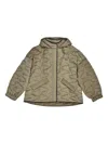 Bimba Y Lola Quilted Hooded Jacket In Black