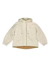 Bimba Y Lola Quilted Hooded Jacket In White