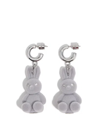 Bimba Y Lola Rabbit Hoop Earrings In Metallic