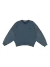 Bimba Y Lola Raglan-sleeve Cotton Sweatshirt In Blue