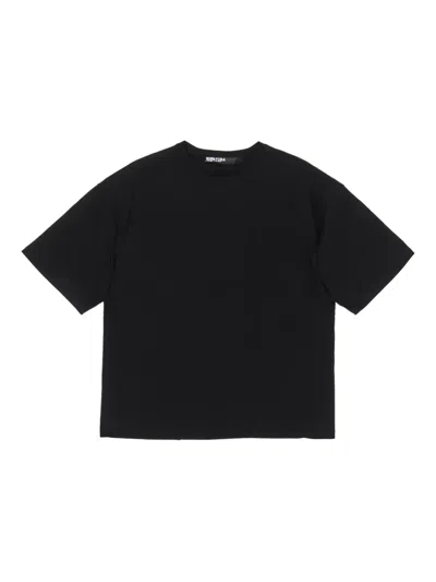 Bimba Y Lola Raglan-sleeve Crew-neck T-shirt In Black