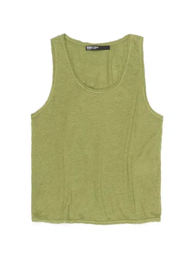 Bimba Y Lola Raw-cut Slub-texture Top In Multi