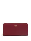 Bimba Y Lola Rectangular Zipped Wallet In Red