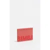Bimba Y Lola Recycled Leather Card Holder In Pink