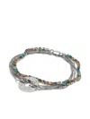 Bimba Y Lola Rhinestone-embellished Multi-strand Bracelet In Silver