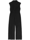 Bimba Y Lola Rhinestones Jumpsuit In Black
