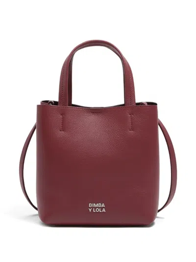 Bimba Y Lola Rigid Tote Bag In Red