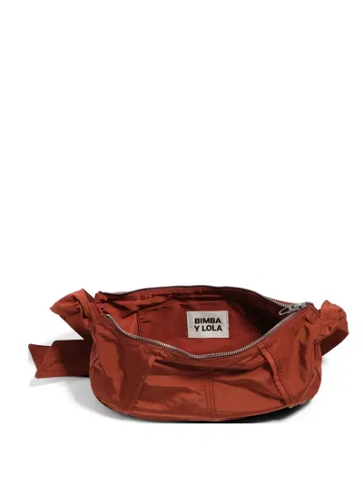 Bimba Y Lola Ring Strap Mini Bag In Orange