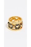 Bimba Y Lola Ring With Heart Logo In Gold