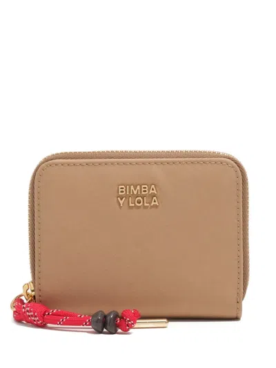 Bimba Y Lola Rope Charm Wallet In Brown