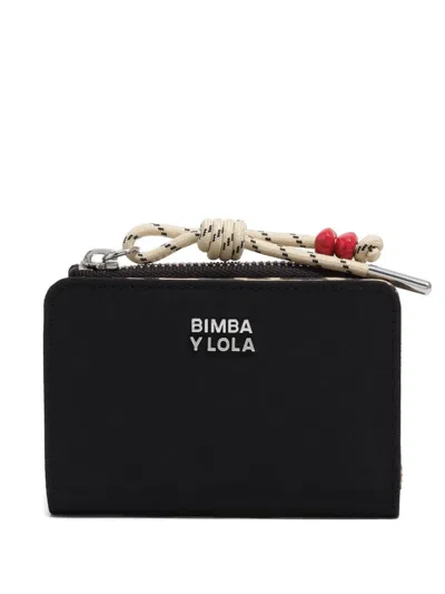 Bimba Y Lola Rope Detail Wallet In Black