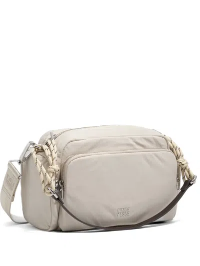 Bimba Y Lola Rope Satchel Cross Body Bag In Neutrals
