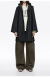 Bimba Y Lola Rubberized A-line Trench In Blue