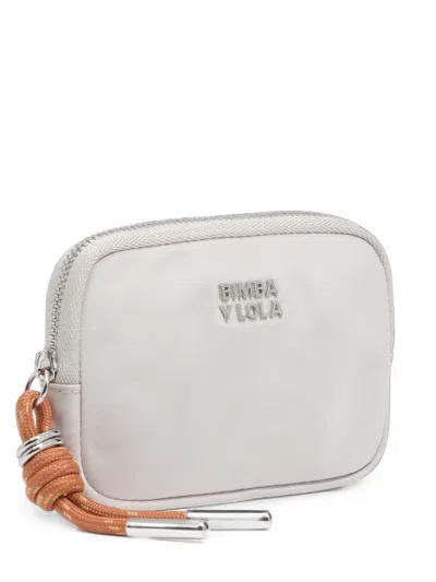 Bimba Y Lola Sand Nylon Coin Purse In 그레이