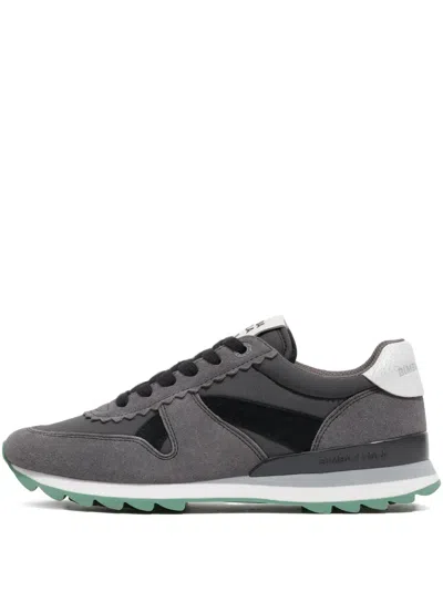 Bimba Y Lola Scalloped Panel Sneakers In Gray