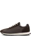 Bimba Y Lola Scalloped Suede Trainers In Brown
