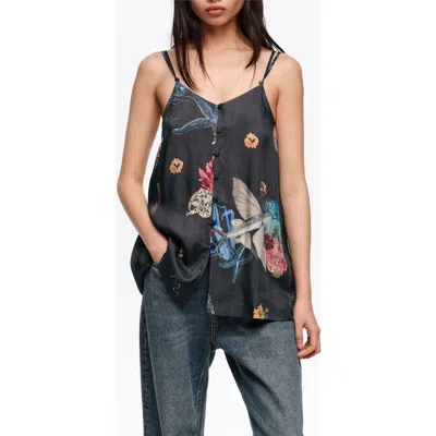 Bimba Y Lola Seabed Flowing Strappy Top In Multi