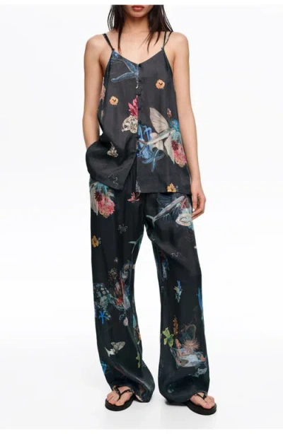 Bimba Y Lola Seabed Print Joggers In Multi