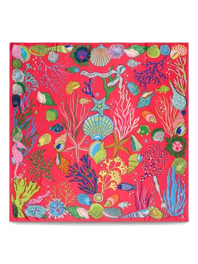 Bimba Y Lola Seabed-print Scarf